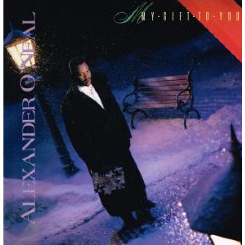 Alexander O’Neal album cover with a man in a suit by a park.
