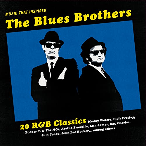 Album cover for "Music That Inspired The Blues Brothers" vinyl record.