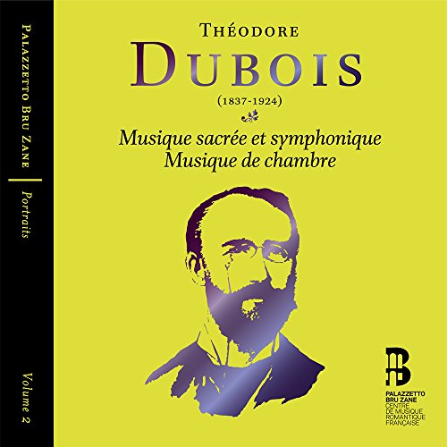 Yellow CD cover featuring a portrait of Théodore Dubois, composer.