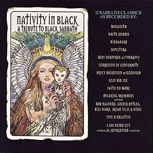 CD cover for “Nativity in Black,” a Black Sabbath tribute album.