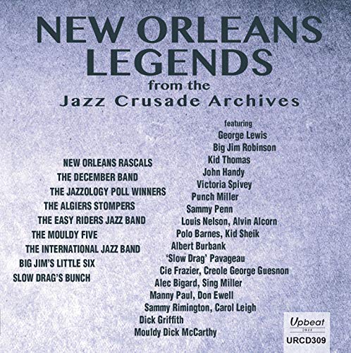 CD cover for “New Orleans Legends” featuring a list of artists.