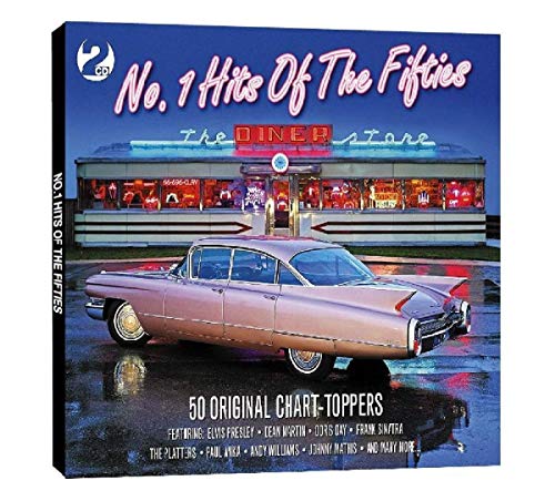 CD compilation album with 50s hits by various artists, standard jewel case packaging.