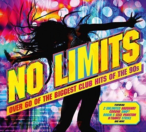 CD cover for “No Limits” with silhouette of a dancing person.