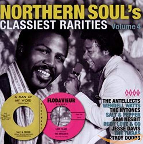 CD cover for "Northern Souls Classiest Rarities Volume 4" featuring musicians.