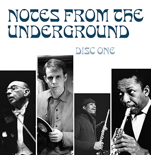 CD cover featuring black and white portraits of four jazz musicians.