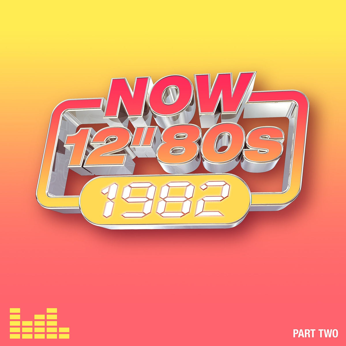 CD cover for “NOW 12 80s: 1982 - Part 2” with bold text and graphics.