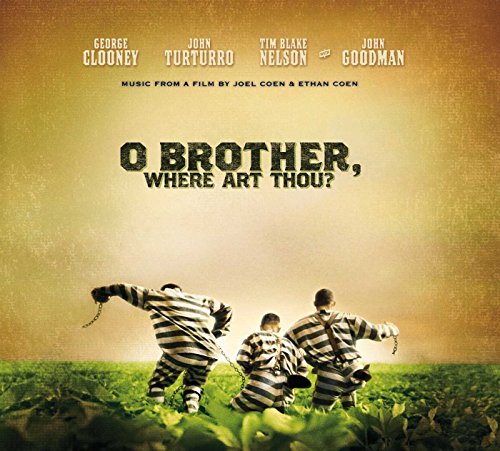 CD cover for “O Brother, Where Art Thou?” featuring chained prisoners.