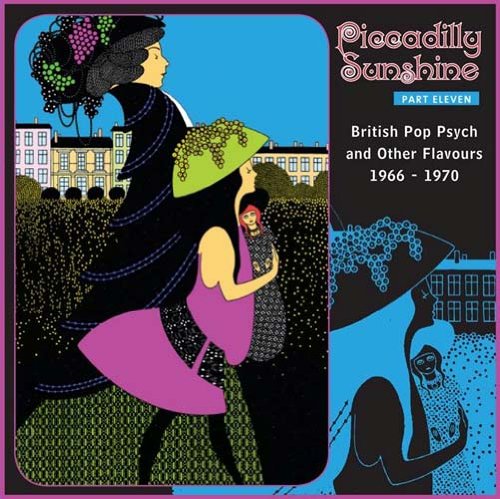 CD cover: stylized women with grapes, buildings, and text “Piccadilly Sunshine.”