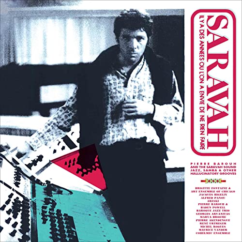 CD cover featuring Pierre Barouh in a suit, with red and white text.