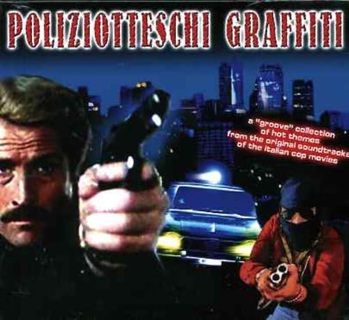 CD cover with a man holding a gun and a car in the background.