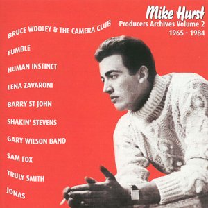 CD cover for "Producers Archives V.2" featuring Mike Hurst’s portrait.