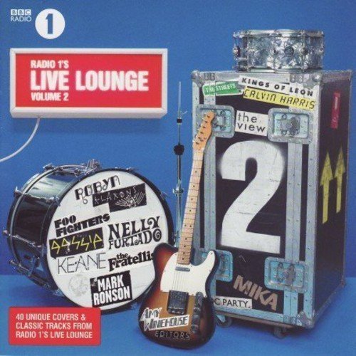 CD cover for “Radio 1’s Live Lounge Volume 2” with instruments.