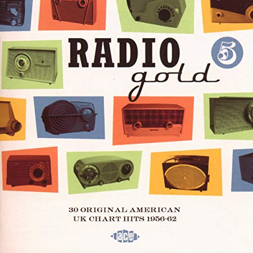 CD cover with vintage radios and "Radio Gold, Volume 5" text.