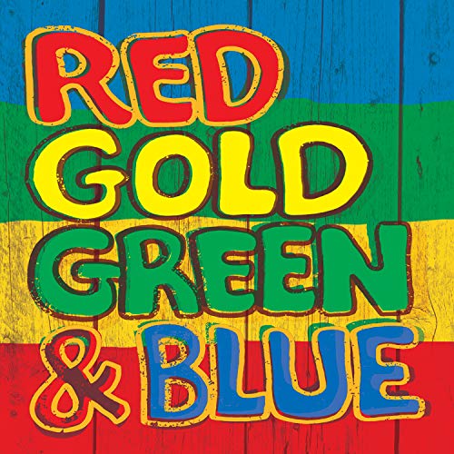 CD cover with bold, colorful text: “Red Gold Green & Blue”.