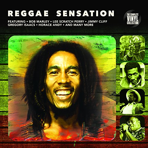 “Reggae Sensation” vinyl album cover featuring Bob Marley and other artists.