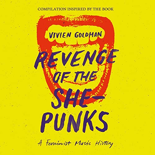 Album cover with yellow background, red open mouth graphic, and purple text.