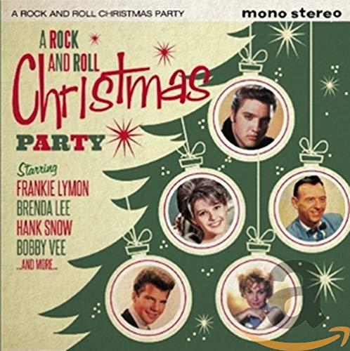 CD cover featuring vintage portraits of singers inside Christmas ornaments on a tree.