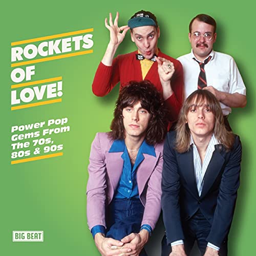 CD cover featuring four people in 70s/80s fashion, with bold text.