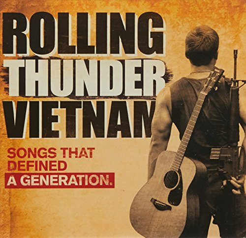 CD cover: "Rolling Thunder Vietnam" with a man and guitar.