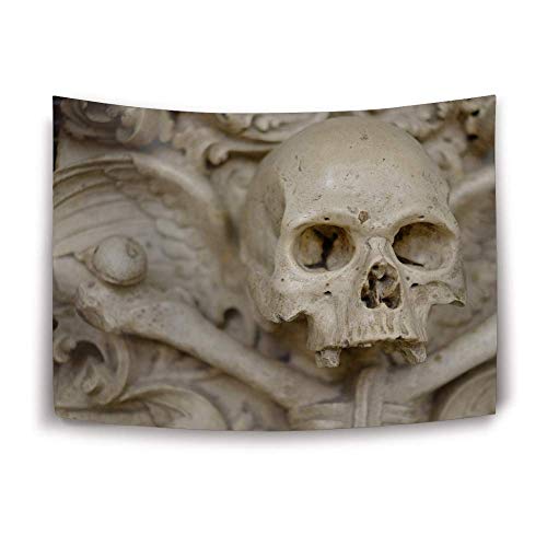 CD cover with a detailed, grayscale image of a human skull.