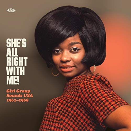 Vinyl album cover featuring a young Black woman with a bouffant hairstyle.