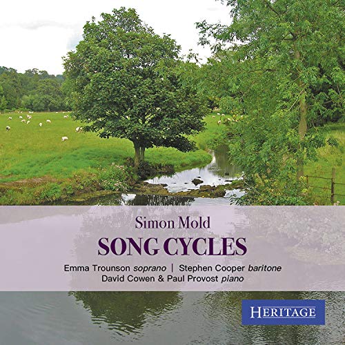 CD cover featuring a rural landscape with sheep, a stream, and text overlay.