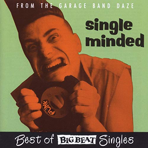 CD cover: orange-toned portrait of a man holding a vinyl record.