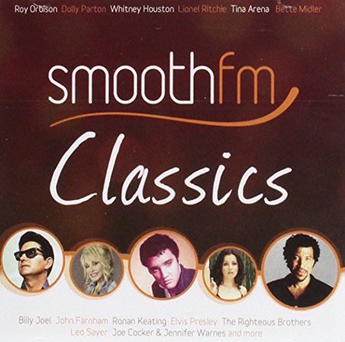 "CD cover with 'smoothfm Classics' title and five circular artist portraits."