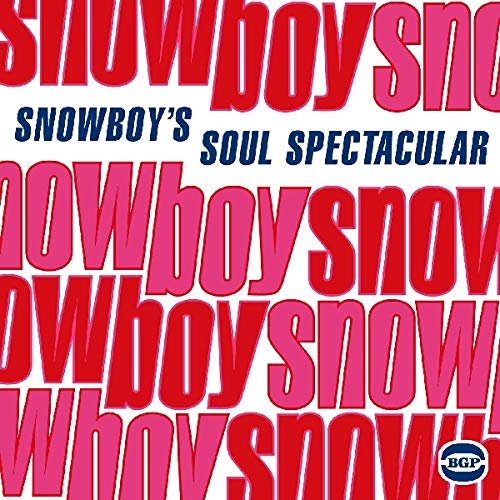 CD cover for "Soul Spectacular" with repeating red and pink text.