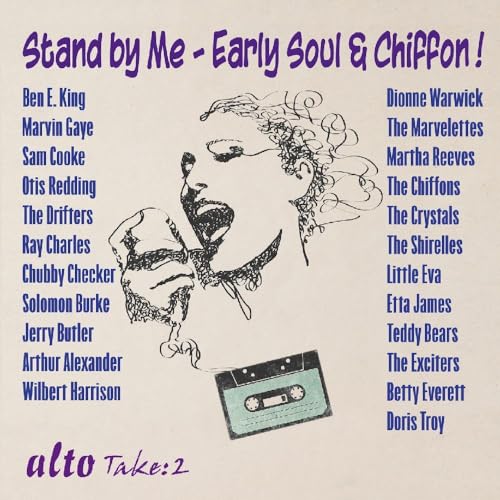 CD cover for “Stand By Me” compilation with artist names and sketch.