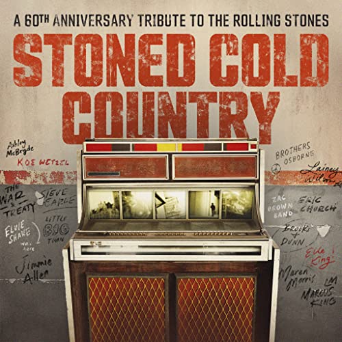 Stoned Cold Country" album cover featuring a vintage jukebox and artist names.