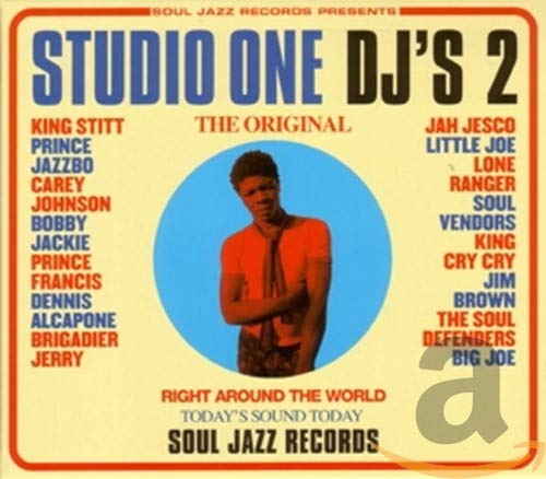 CD cover for “Studio One DJs 2” featuring a portrait of a man.