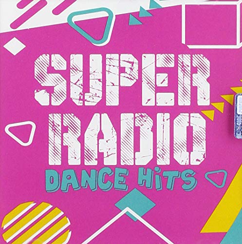 CD cover for “Super Radio Dance Hits” with geometric shapes.