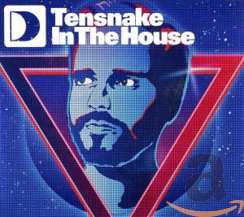 CD cover for “Tensnake In The House” featuring a man’s face.