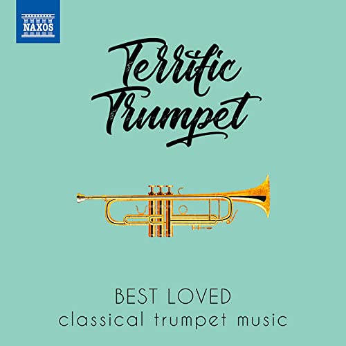 CD cover: a golden trumpet on a teal background with text.