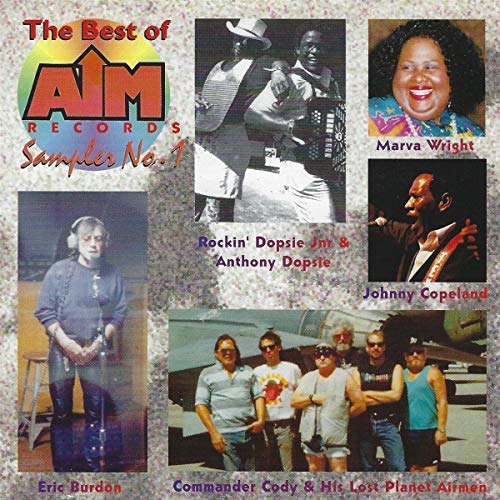 CD cover featuring portraits of musicians from AIM Records.
