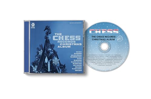 Chess Records Christmas Album CD case and disc with blue cover art.