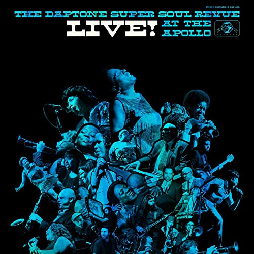 CD cover for "The Daptone Super Soul Revue Live! At The Apollo" featuring musicians.