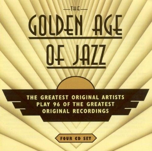 Alt text: A beige CD cover with "The Golden Age of Jazz" in brown text.