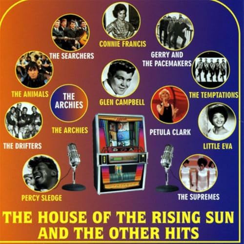 CD cover featuring portraits of 1960s musicians around a jukebox.