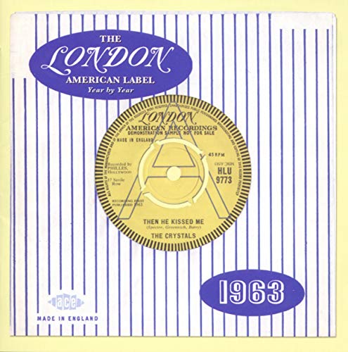 1963 London American Label CD cover with blue and white striped background.