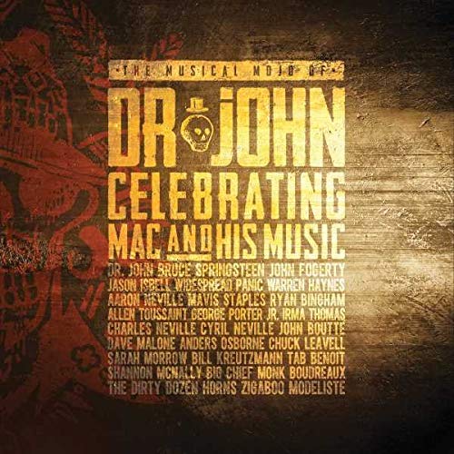 CD cover for "The Musical Mojo Of Dr. John," featuring text and skull imagery.
