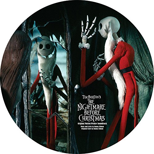 Jack Skellington from "The Nightmare Before Christmas" vinyl record artwork.