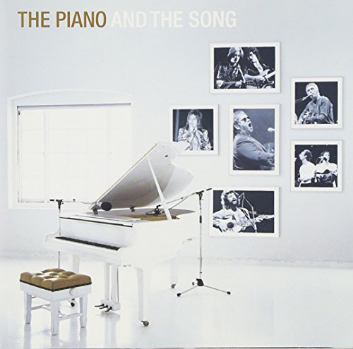 CD cover: white piano, framed photos of musicians in a room.