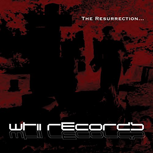 CD cover: Silhouetted figures in a graveyard on a red background.