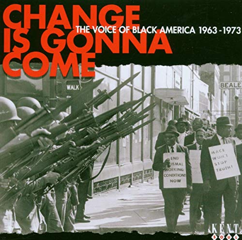 CD cover depicting 1960s civil rights protest with soldiers and marchers.