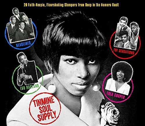 Black and white CD cover featuring portraits of soul musicians.
