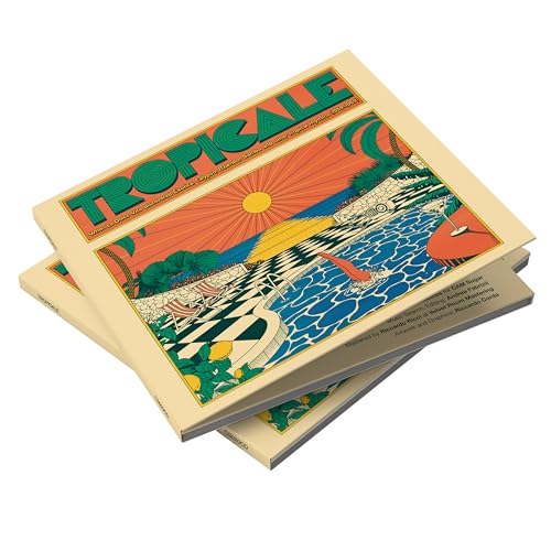 Stack of "Tropicale" CDs with colorful illustrated cover art.
