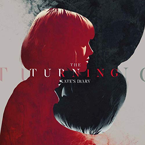 Two overlapping profile silhouettes of a young woman with short hair against gray background.