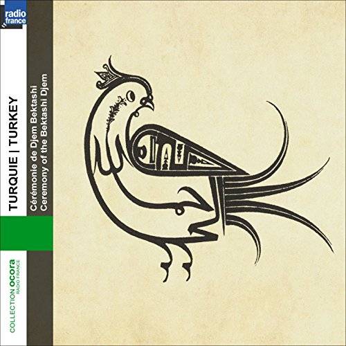 CD cover: stylized bird illustration with Arabic calligraphy, green and white.